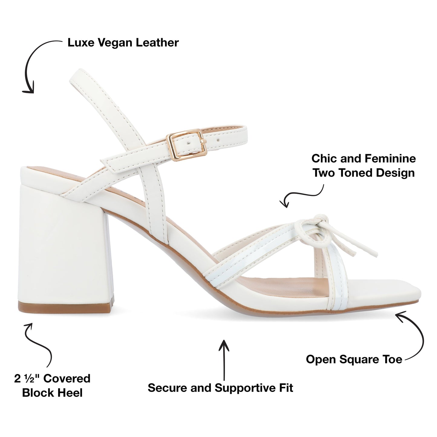 JOURNEE Collection Issmia Heels, Large