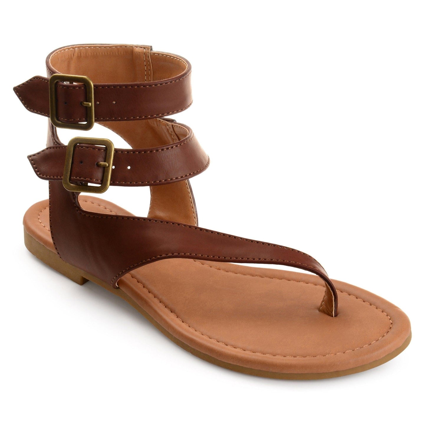 JOURNEE Collection Kyle - Flip-Flop Sandals, Brown