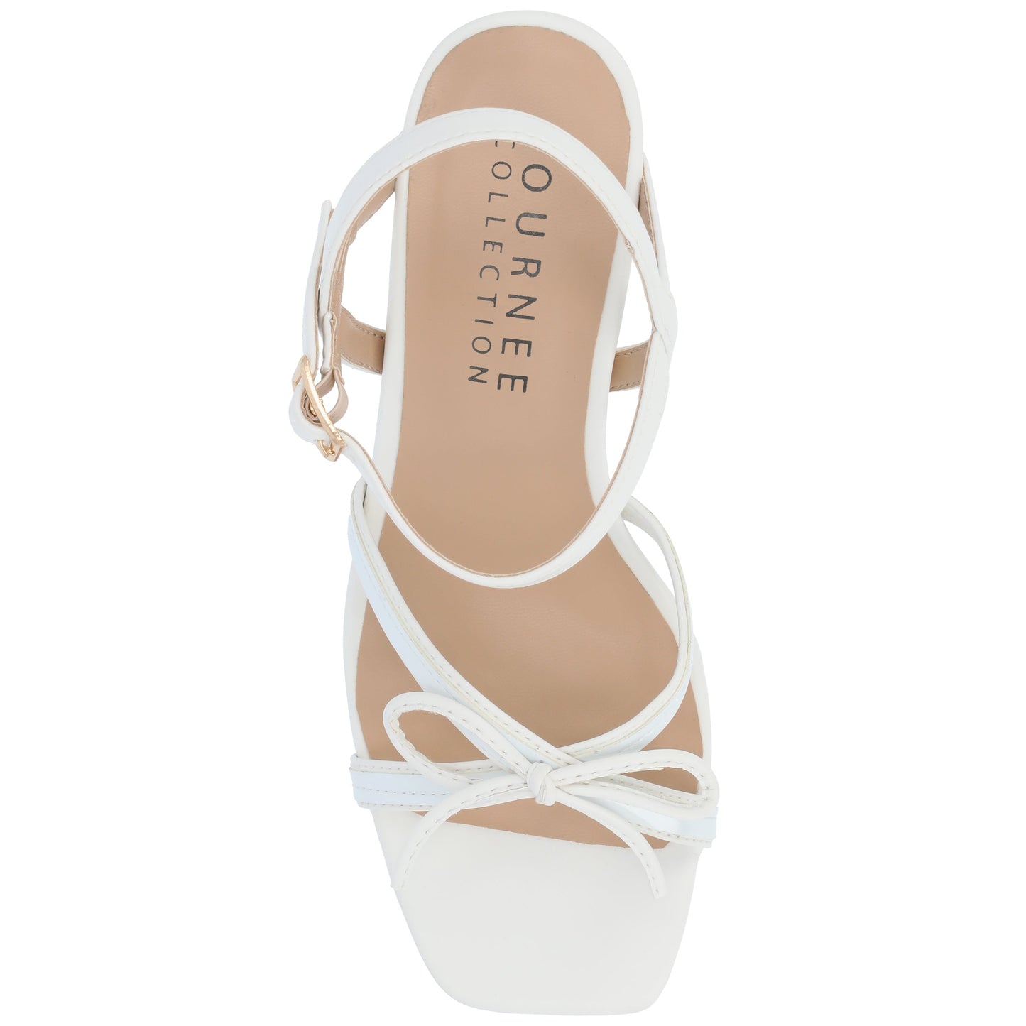 JOURNEE Collection Issmia Heels, White