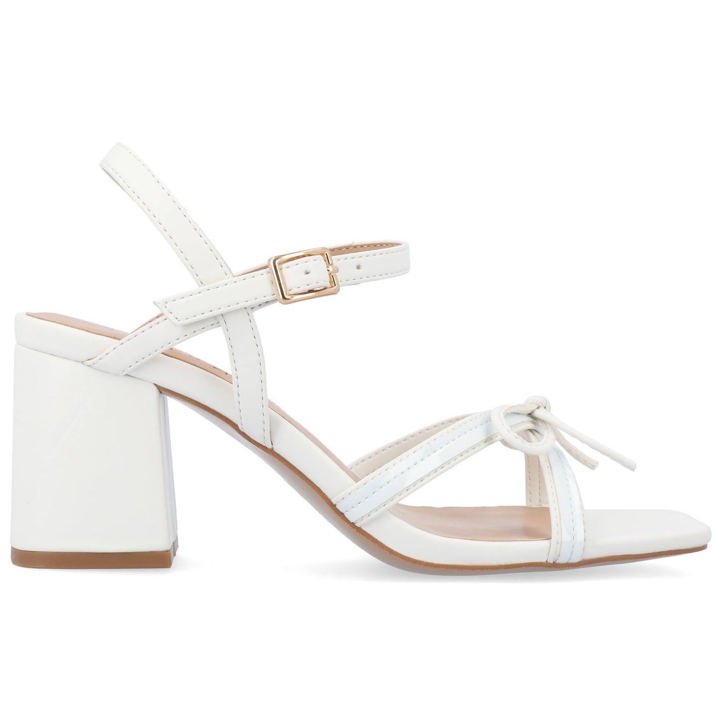 JOURNEE Collection Issmia Heels, White