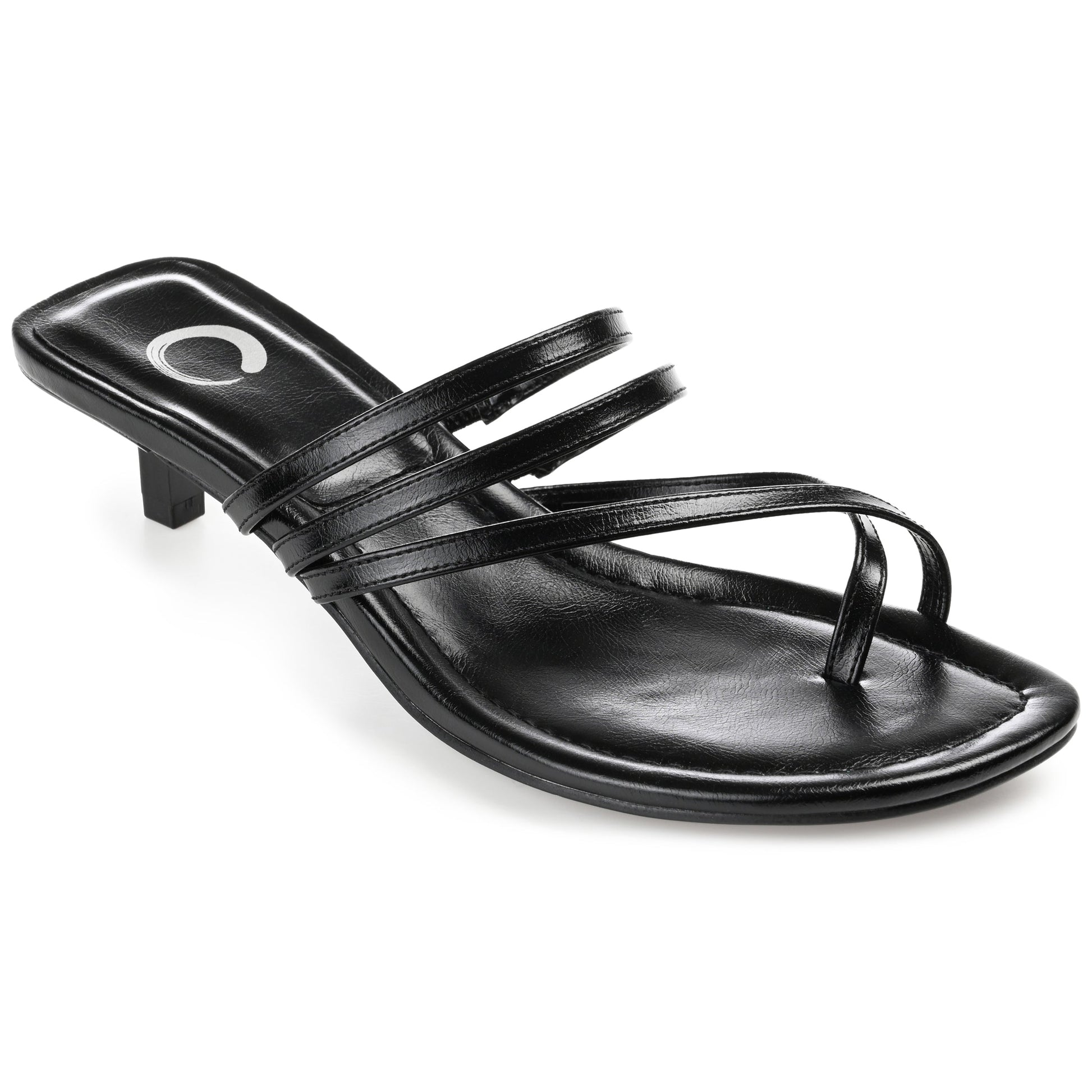 JOURNEE Collection Lettie Heels, Black