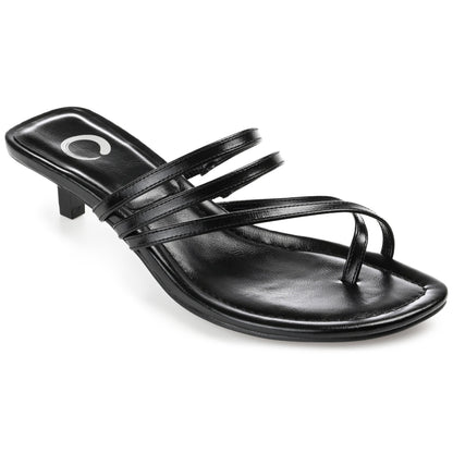 JOURNEE Collection Lettie Heels, Black