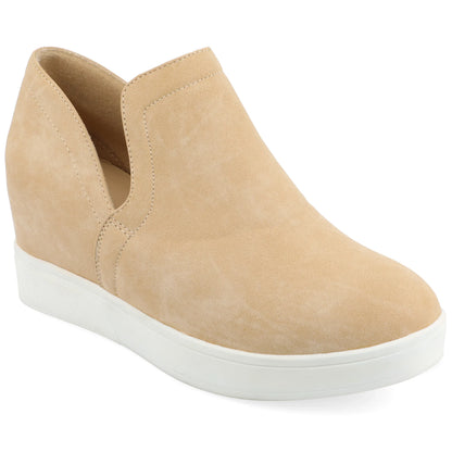 JOURNEE Collection Cardi Sneaker _Wide Width, Tan