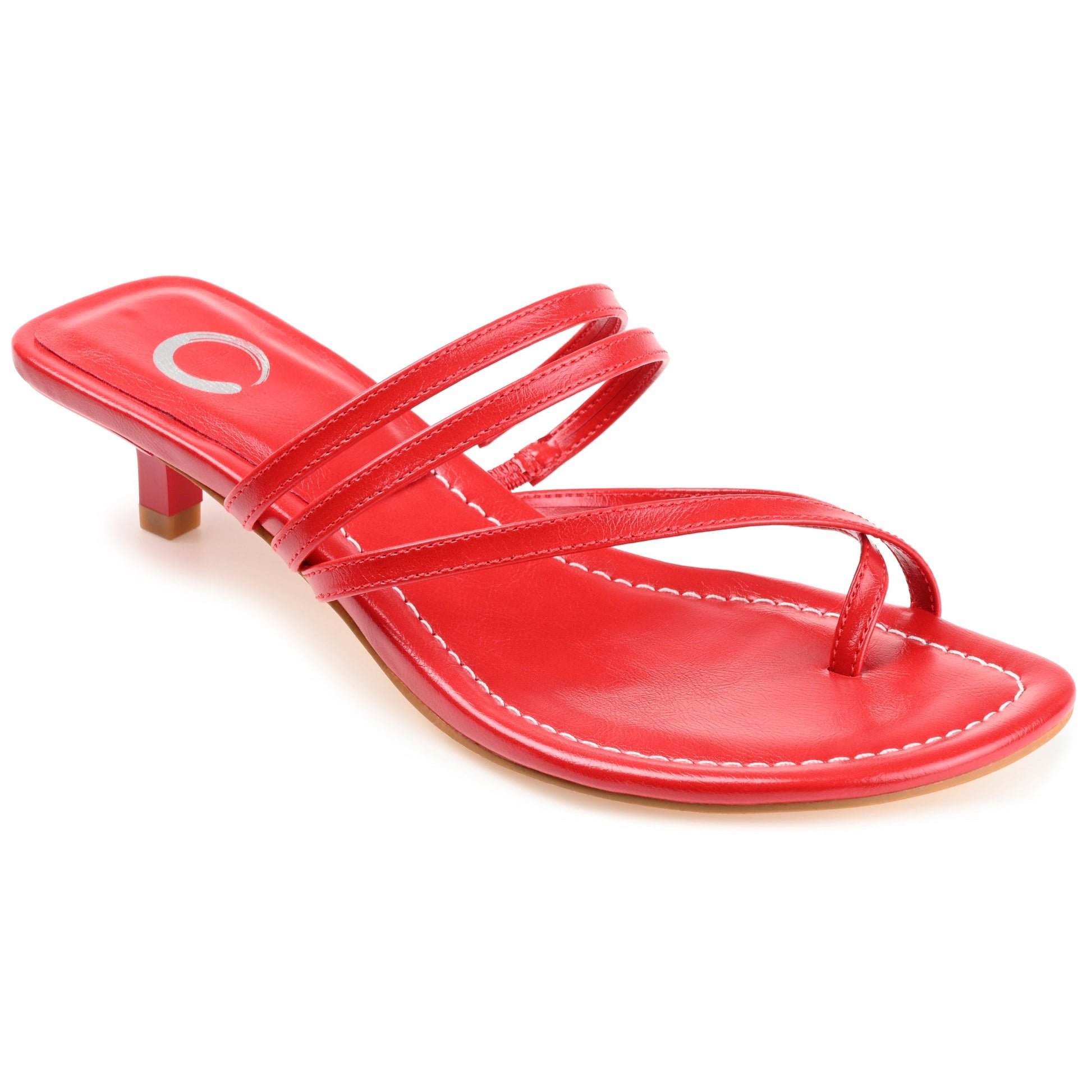 JOURNEE Collection Lettie Heels, Red