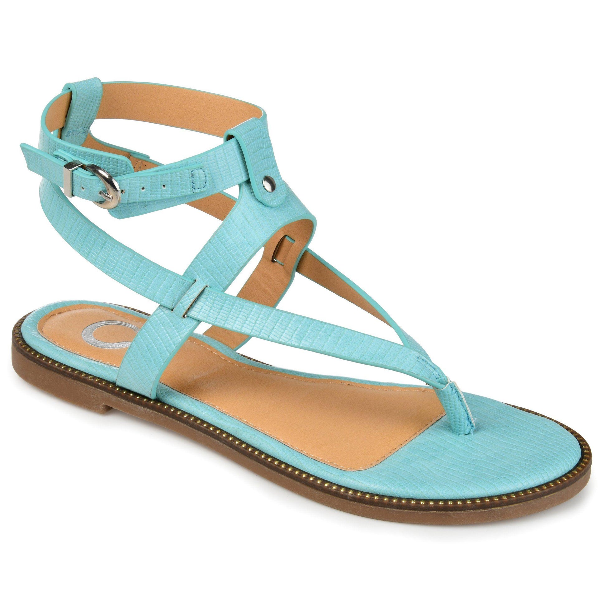 JOURNEE Collection Tangie - Flip-Flop Sandals, Blue