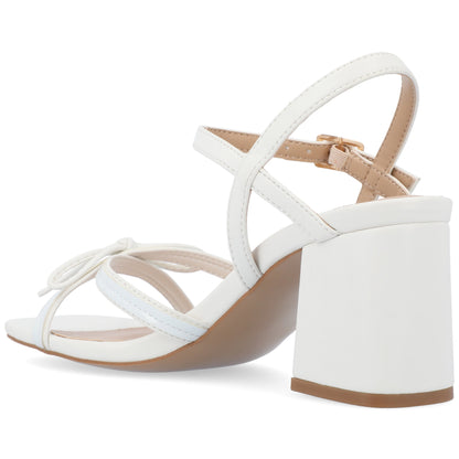 JOURNEE Collection Issmia Heels, White