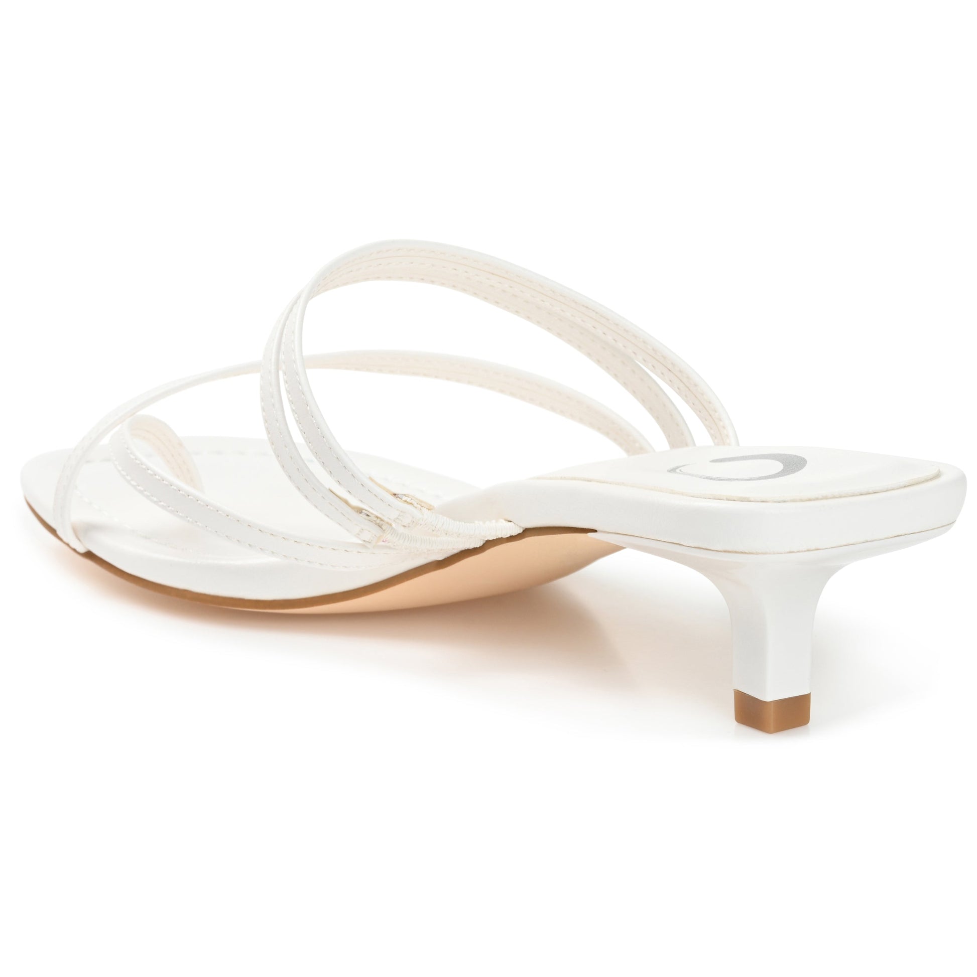 JOURNEE Collection Lettie Heels, White