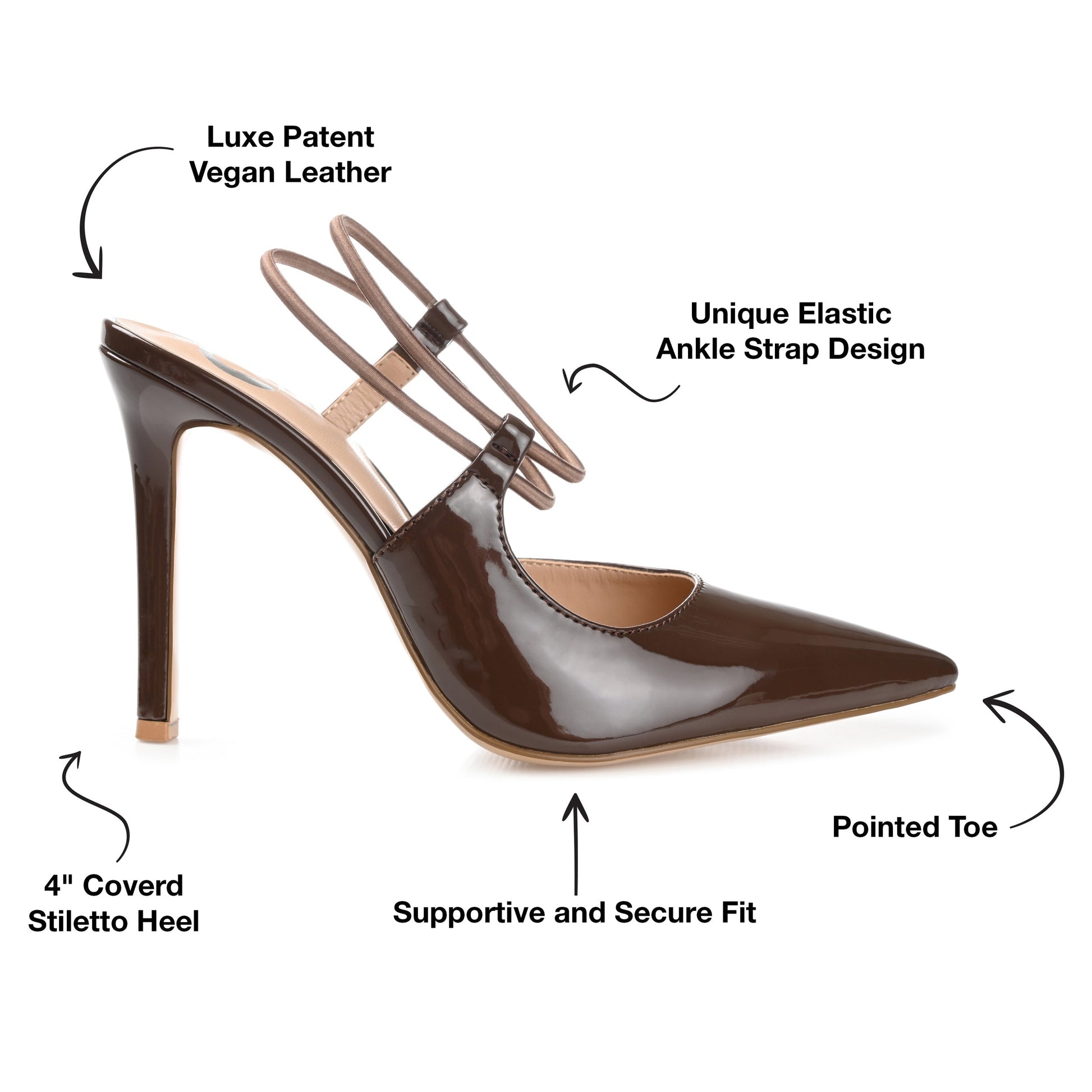 JOURNEE Collection GRACELLE HEELS, Large