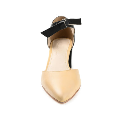 Journee Collection_CAMILLE Heels , Black and Tan